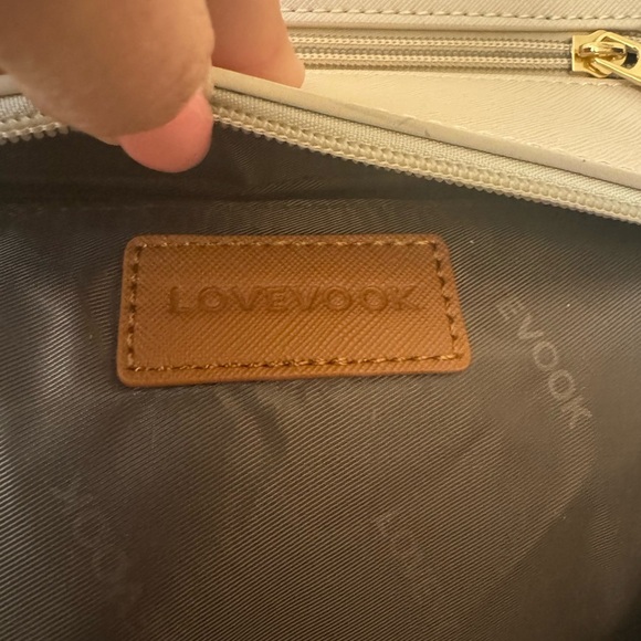 NWOT LOVEVOOK Brown and Cream Adjustable Crossbody - Picture 4 of 5